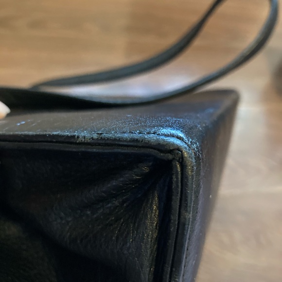 Vintage Kate Spade ♠️ black leather handbag - Picture 12 of 13
